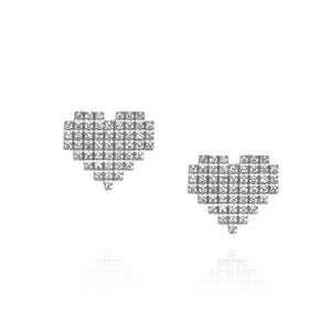 Orecchini Cuore Pixel