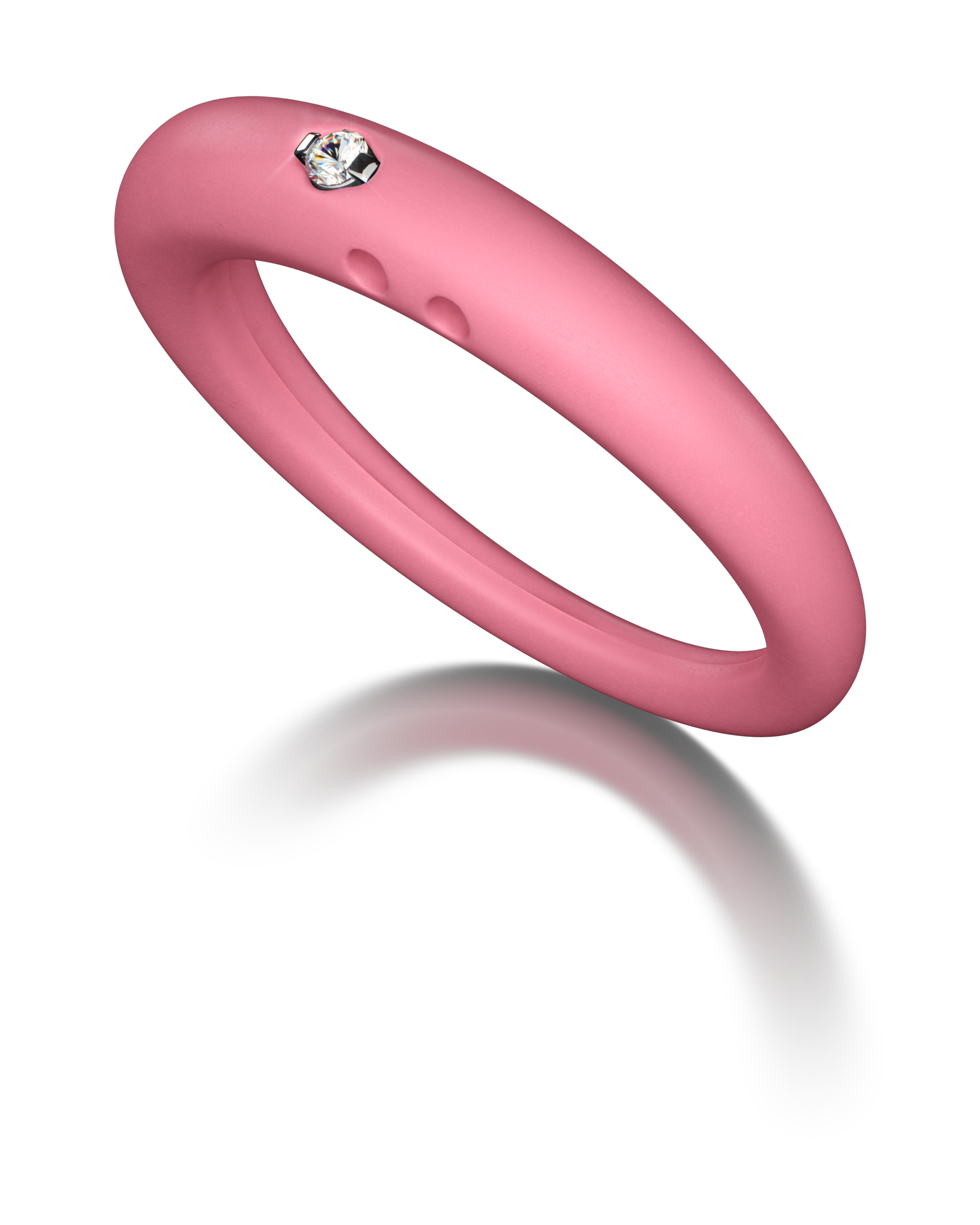 Anello Duepunti- Rosa