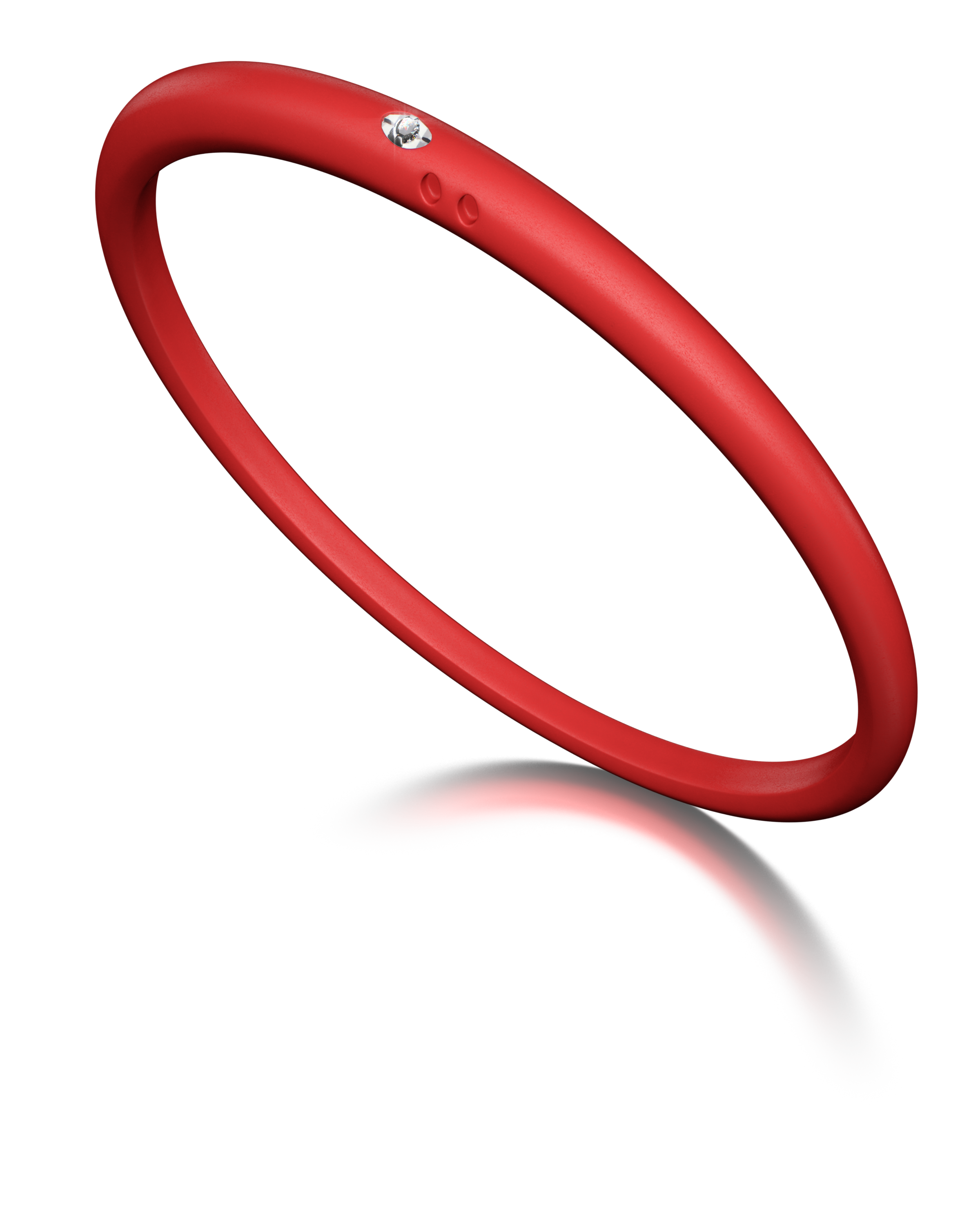Bracciale Duepunti- Rosso
