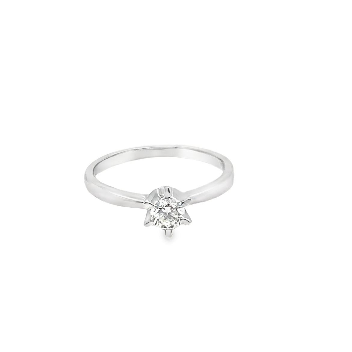Anello Solitario con Diamante 0,30ct