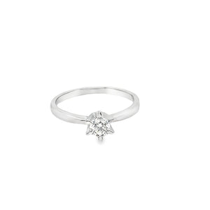 Anello Solitario con Diamante 0,30ct