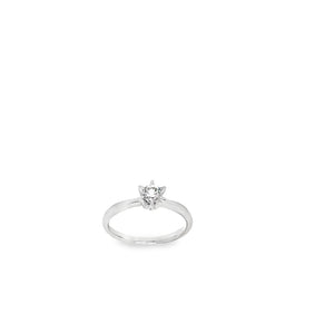 Anello Solitario con Diamante 0,30ct