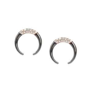 Orecchini Crescent Dark Moon