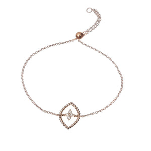 Bracciale Navette pallinato piccolo