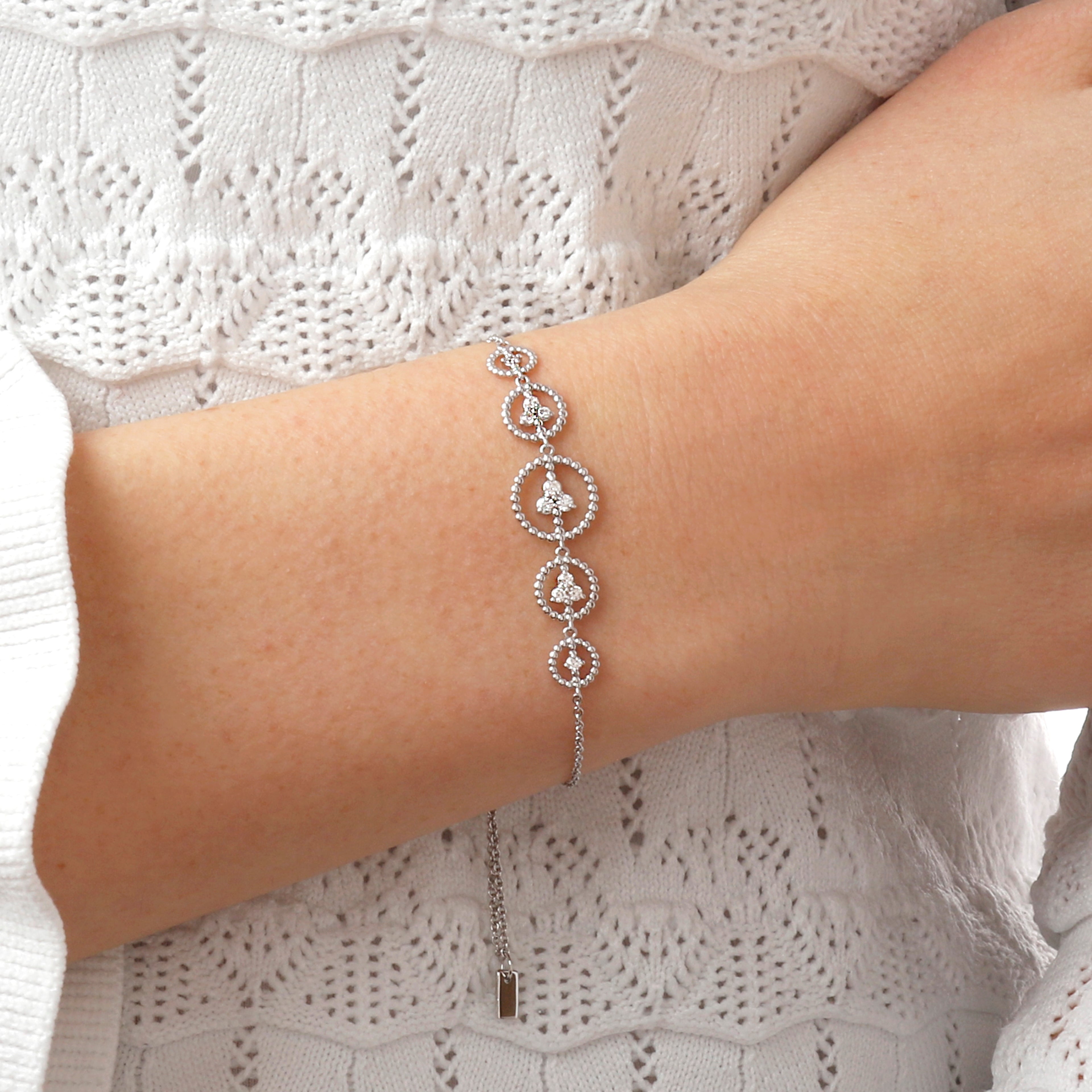 Bracciale Cinque Tondi Pallinati