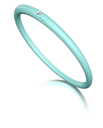 Bracciale Duepunti- Verde Acqua