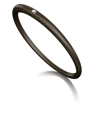 Bracciale Duepunti - Nero