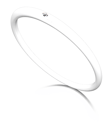 Bracciale Duepunti - Bianco