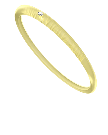 Bracciale Duepunti - Giallo Trasparente