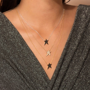 Pendente Stella Rock in Diamanti