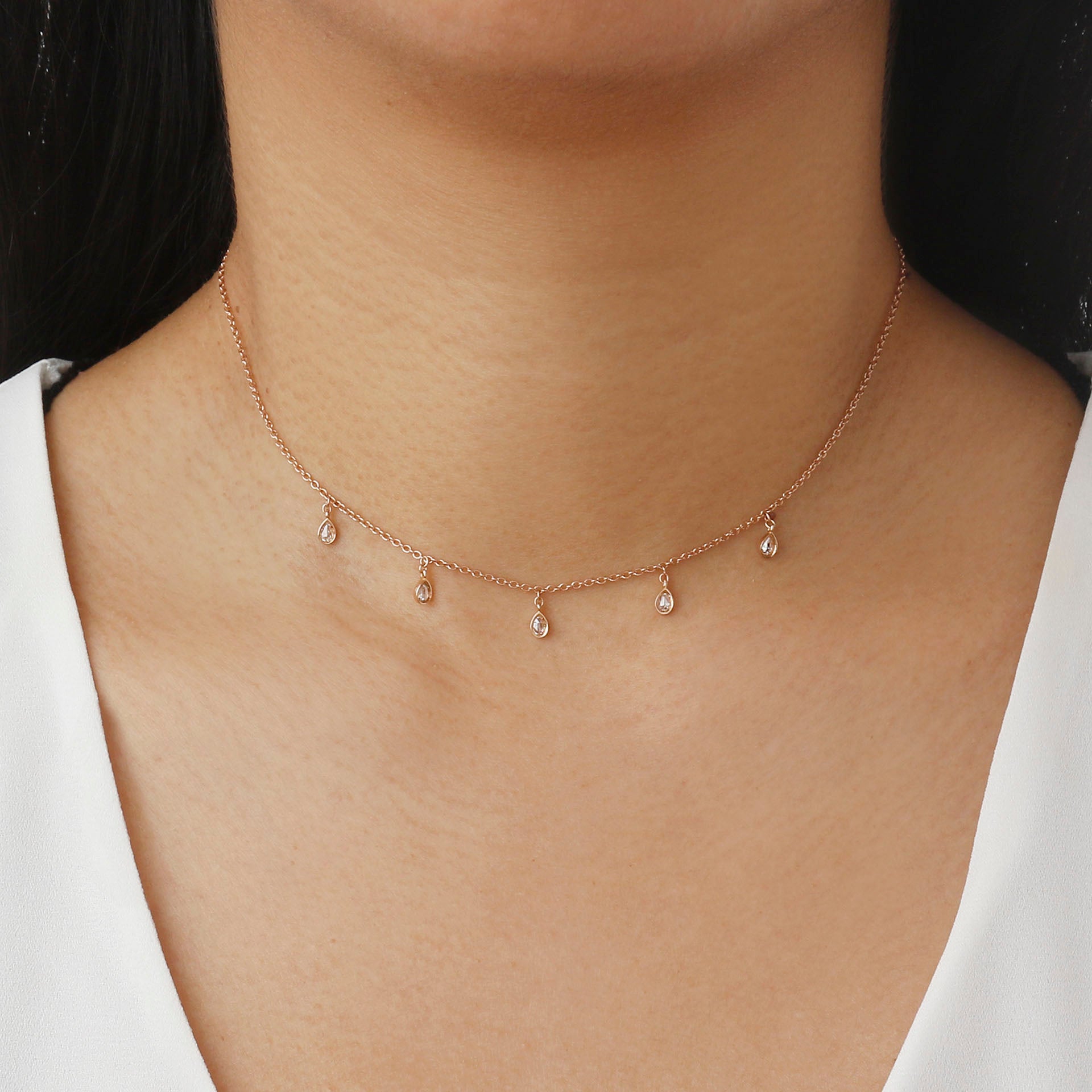 Choker con Sette Gocce