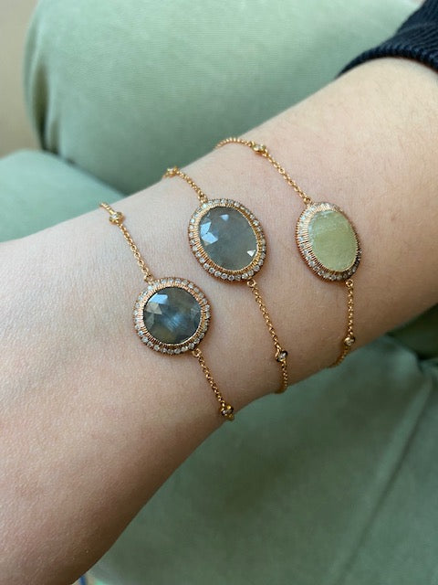 Bracciale Radice di Zaffiro e diamanti