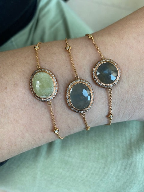 Bracciale Radice di Zaffiro e diamanti