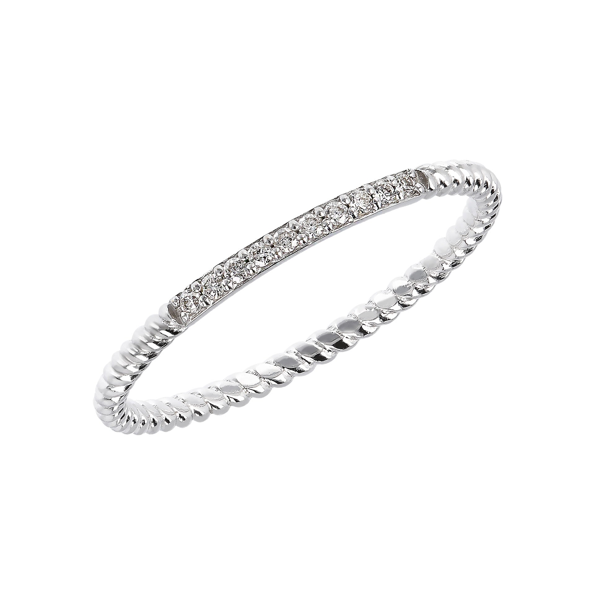 Anello Torchon e Brillanti