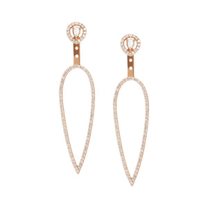 Orecchini Goccia e Diamante
