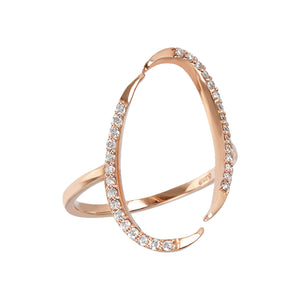 Anello Ovale Aperto