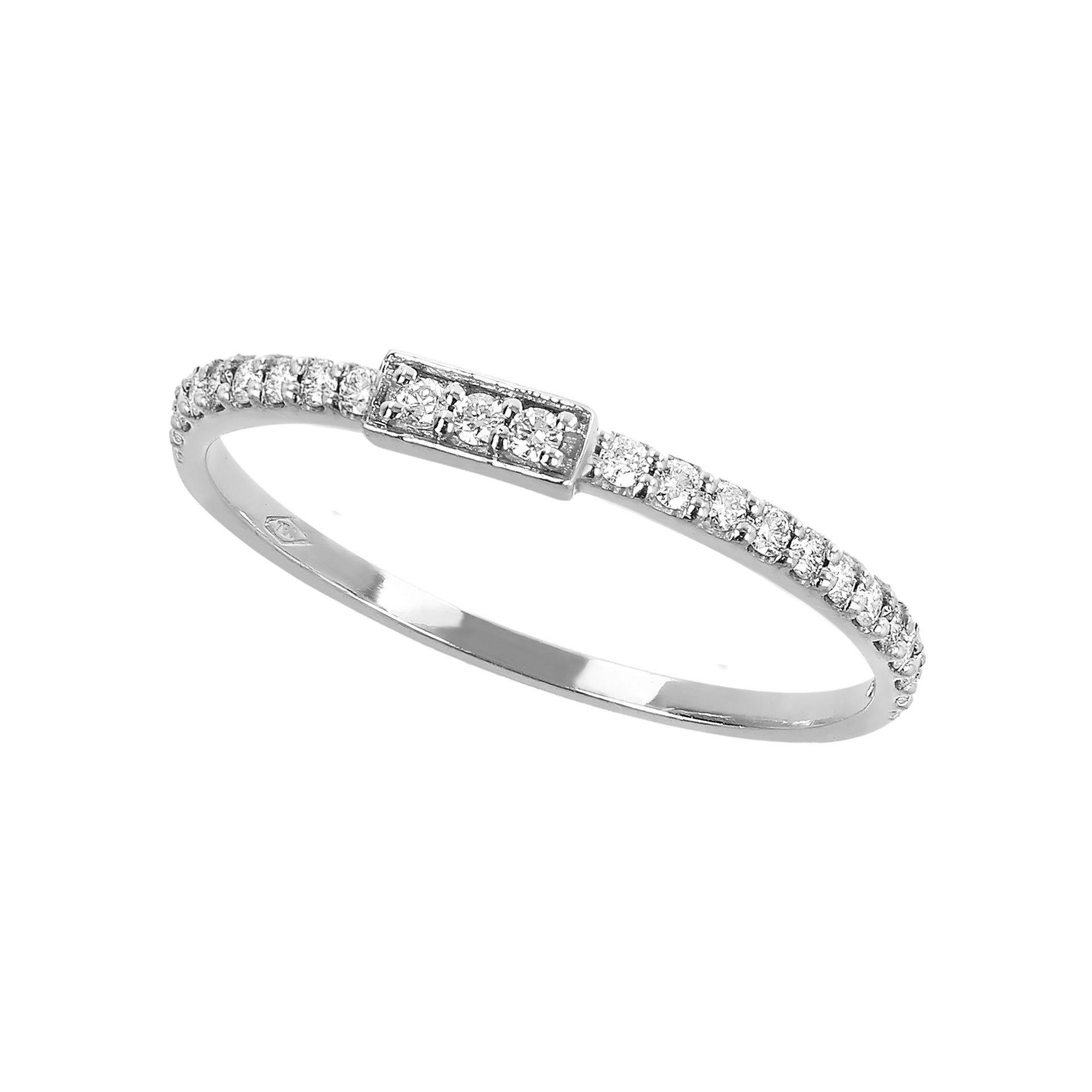 Fedina Baguette con Diamanti