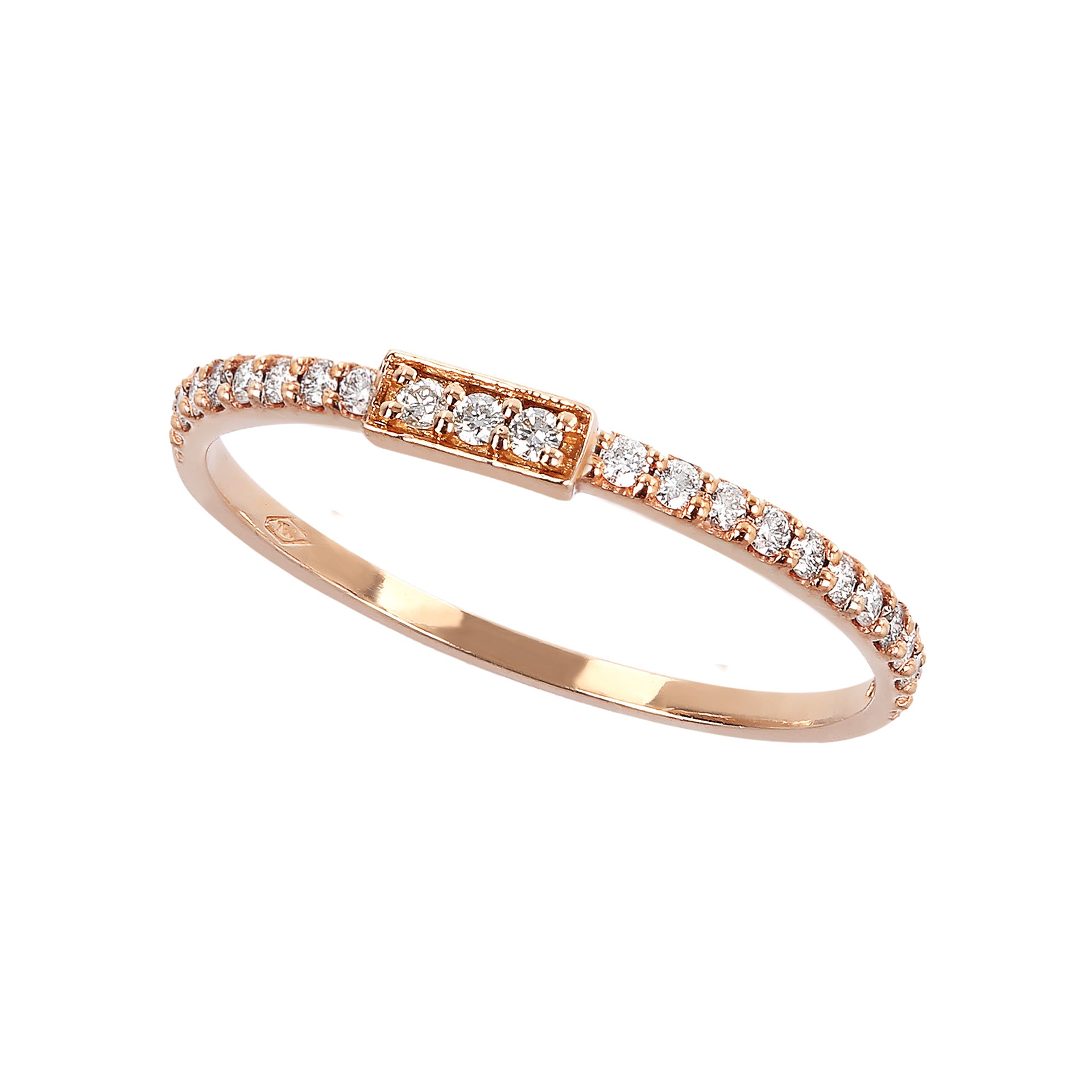 Fedina Baguette con Diamanti