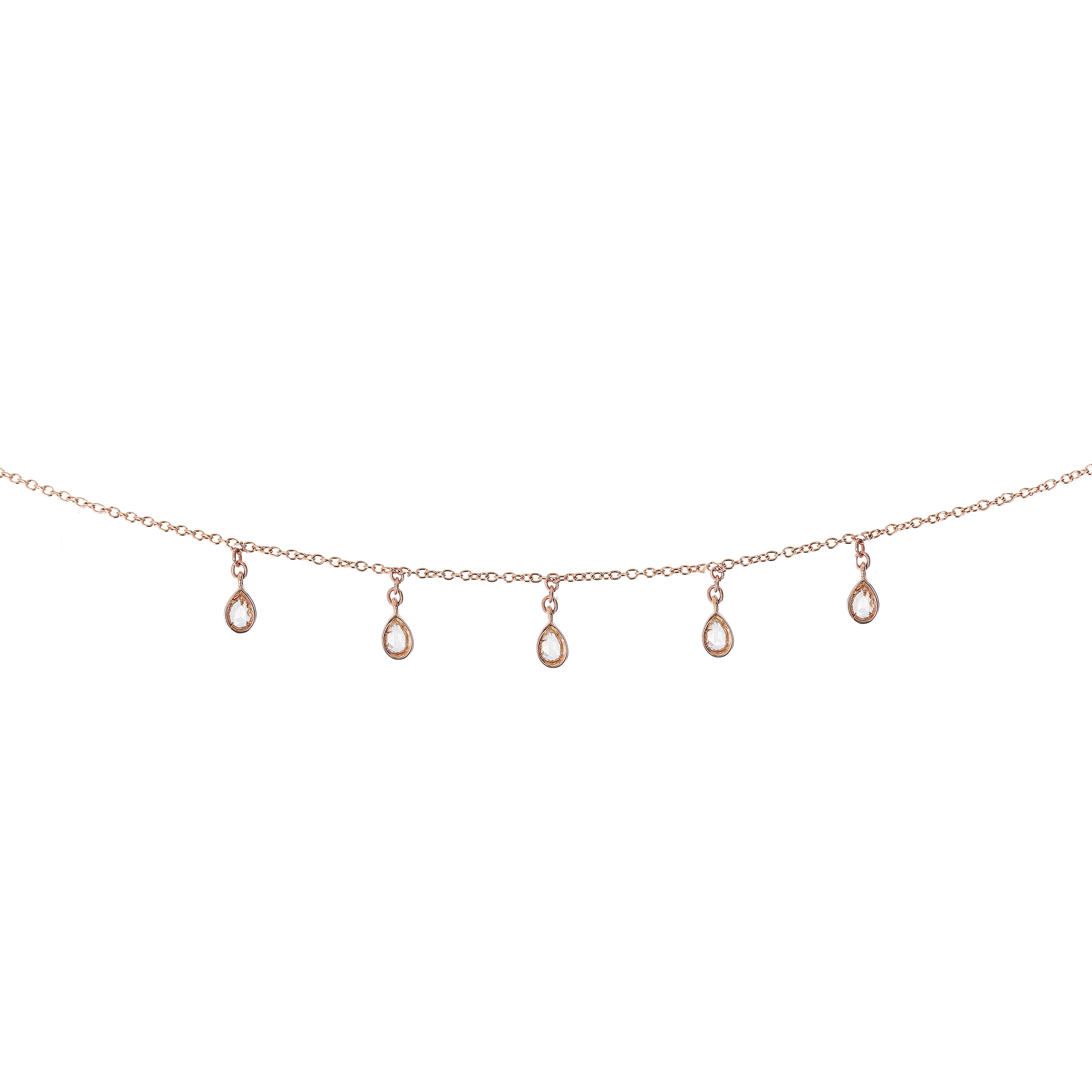 Choker con Cinque Gocce