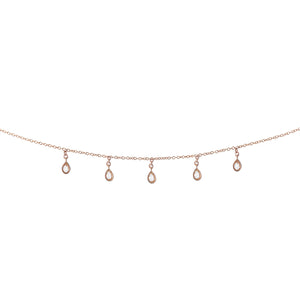 Choker con Cinque Gocce