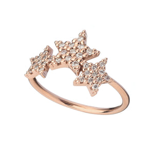 Anello Tre stelle