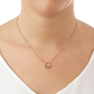 Collana Cerchio con Gemme