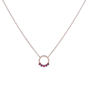 Collana Cerchio con Gemme