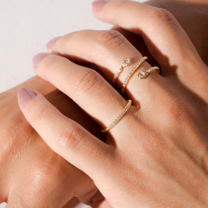 Anello Torchon e Brillanti